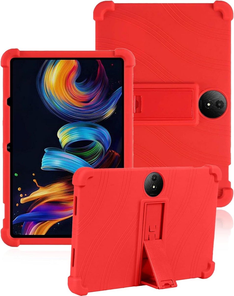 Tablethoes - Beschermhoes - Comfortabel Gebruik - Verstelbare Standaard - 115 inch - Rood