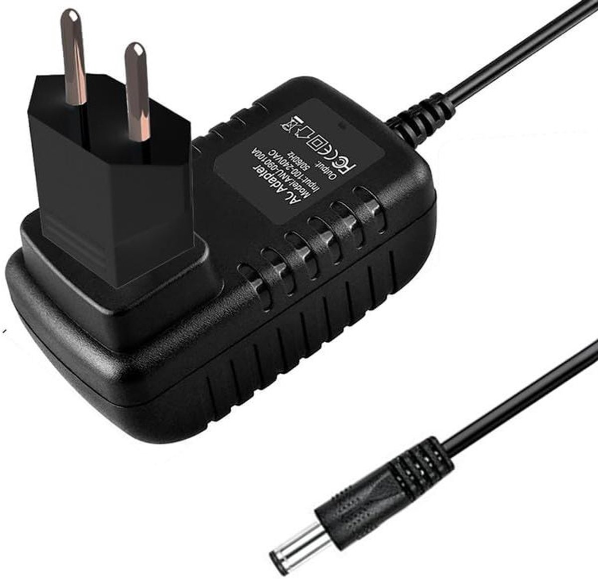 AC/DC Adapter - Voeding Oplader - Apparaten Laden - Universele Input - 6V 2A - Zwart