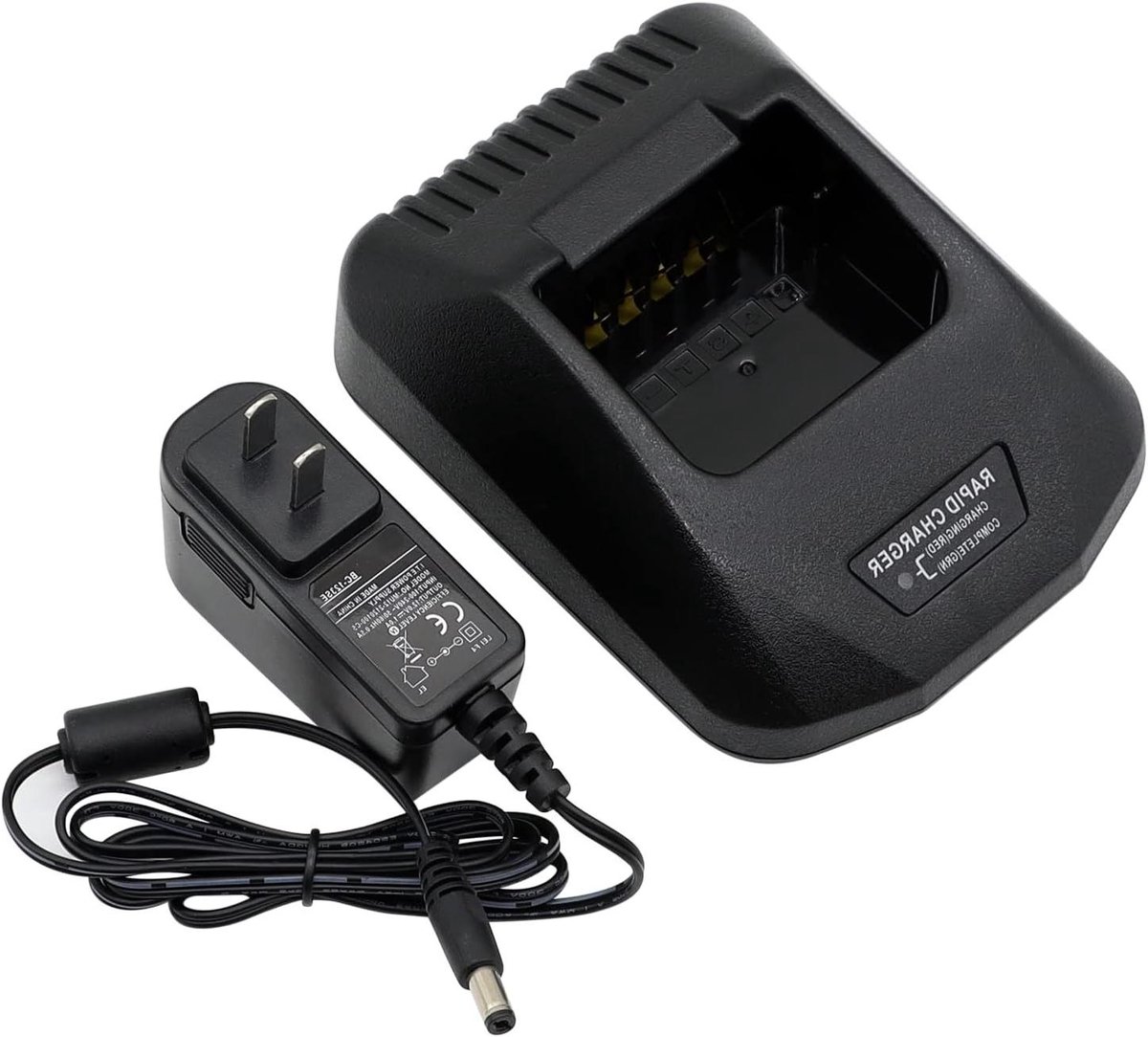 Oplader Basis - Snellader Dock - Walkie Talkie Laden - Slimme IC Chip - 19 cm - Rood