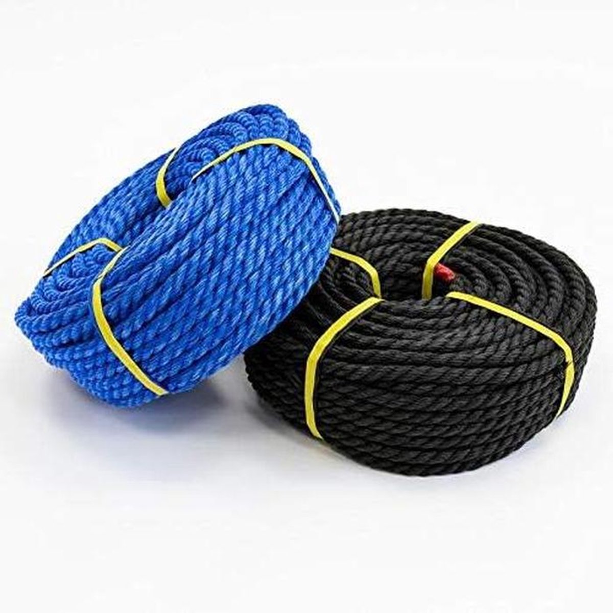 Polypropyleen Touw - Bevestigingskoord Koord - Vastzetten Spullen - Premium Grade Heavy Duty - 18mm 50m - Zwart