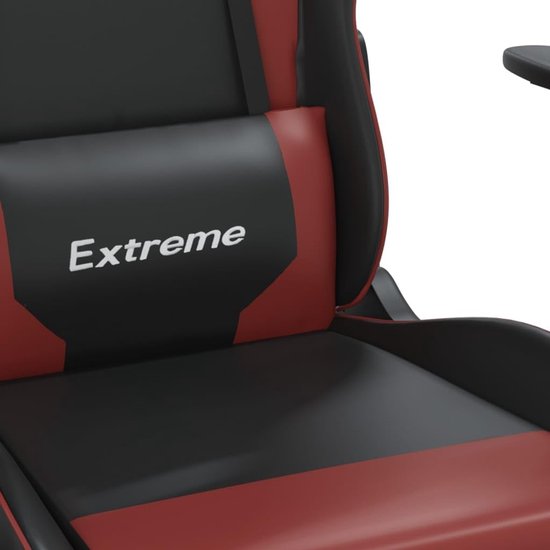 Gaming chair - Gamerstoel Speelstoel - Comfortabel gamen - Verstelbare rugleuning en voetensteun - 67 x 58 x 128 cm — afbeelding 3