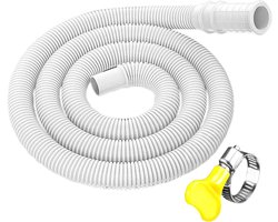 Afvoerslang Airco - Condensslang - Waterafvoer - Verstelbare Klem - 3-5 Meter - Grijs