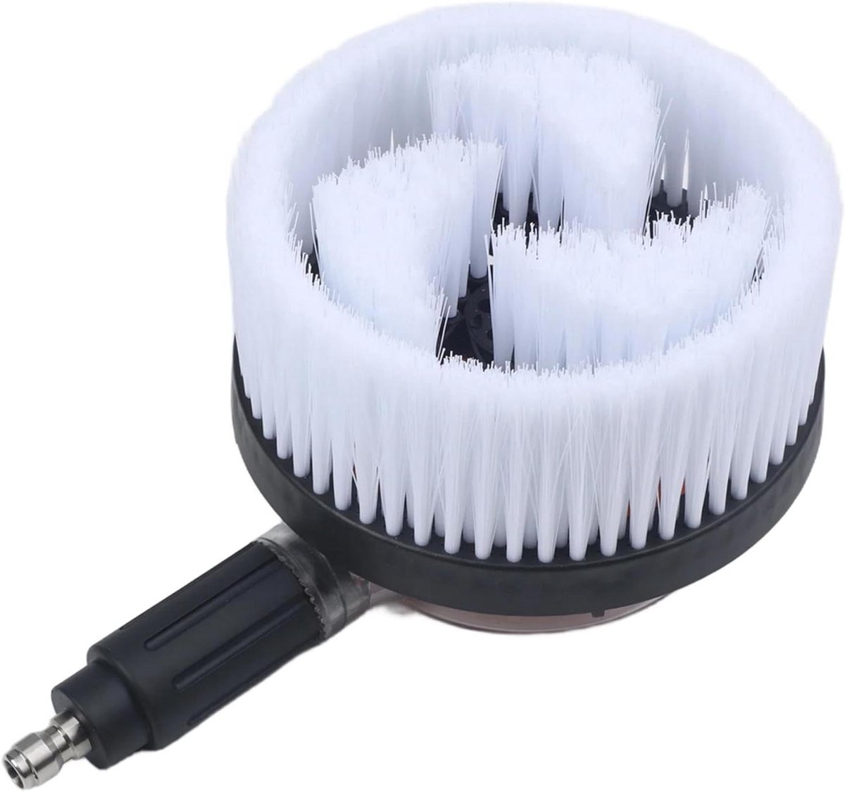 Autowasborstel Kit - Hogedrukreiniger Scrubber - Voertuigen Reinigen - Roterend Watergevoed - 24 x 15 x 12 cm - Wit