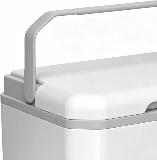 Geïsoleerde Voedselcontainer - Koelbox Picknickbox - Buiten Eten Koelen - Hardschalig Rotomolded - 5 Liter - Wit — afbeelding 5
