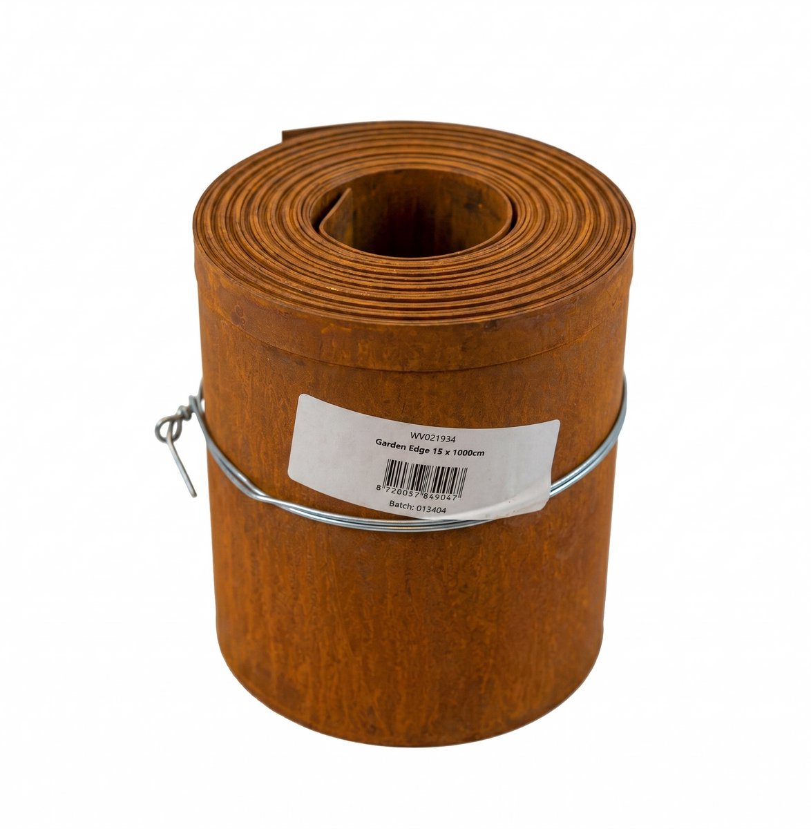 Cortenstaal Borderrand 15 cm hoog | Rol 10 meter