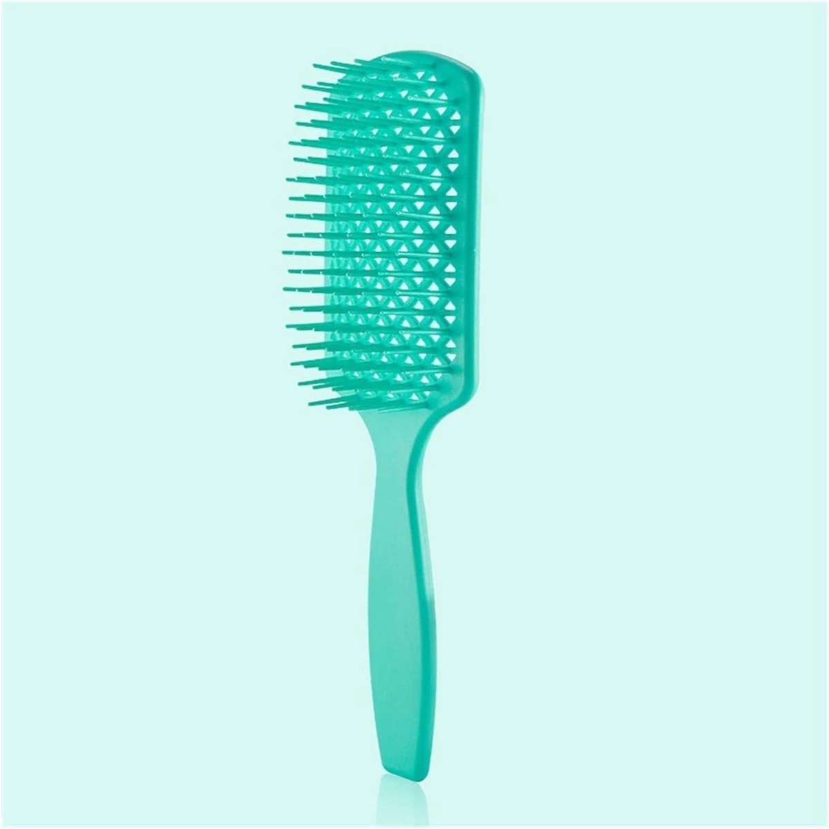 Haarkam - Massagekam - Haar Styling - Afgeronde Tanden - 22.5*7cm - Groen