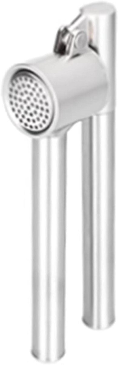 Knoflookpers - Knoflookschiller - Keukenwerk - Vaatwasserbestendig - 18.6cm - Zilver