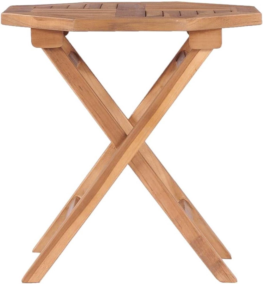 Inklapbare tuintafel - Klaptafel buiten - Buiten genieten - Technisch gedroogd - 45 x 45 x 45 cm - Teak