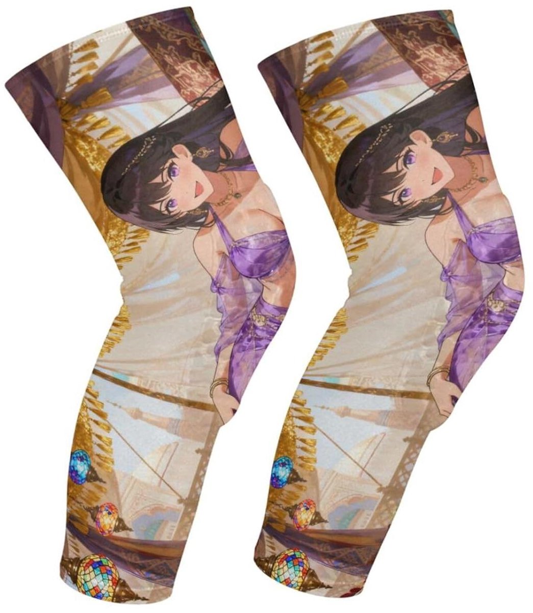 Kniebeschermers Dansen - Sport Kniekousen - Sporten Beschermen - Siliconen Antislip - One Size - Multicolor
