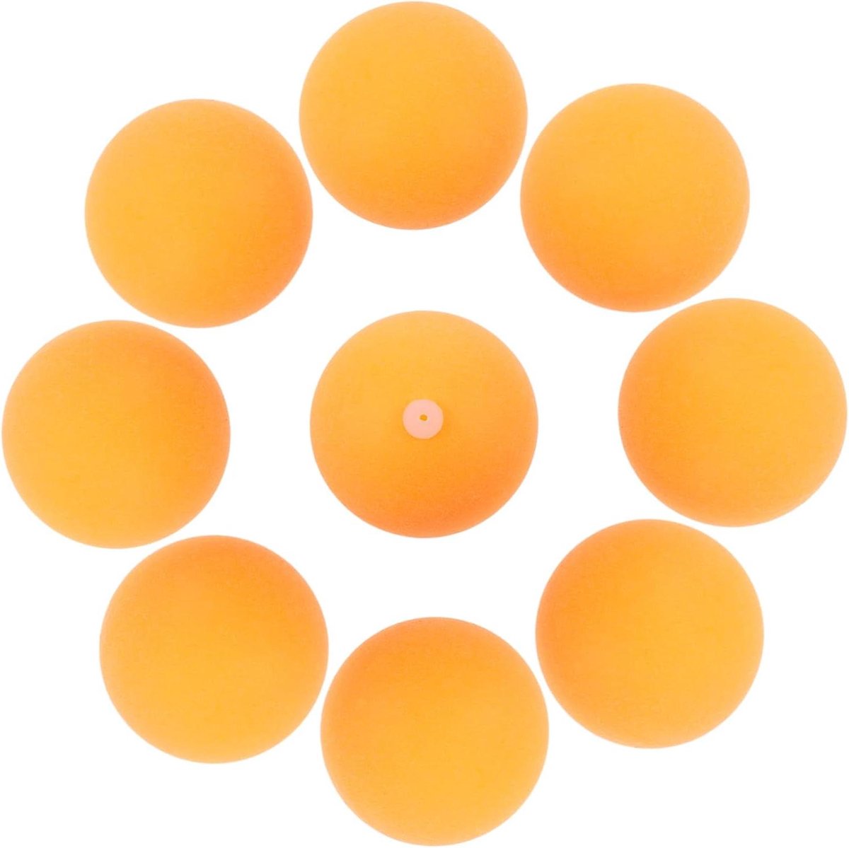 Tafeltennis Ballen - Trainingsballen Set - Vaardigheden Verbeteren - Met Pluggen - 50 Stuks - Oranje