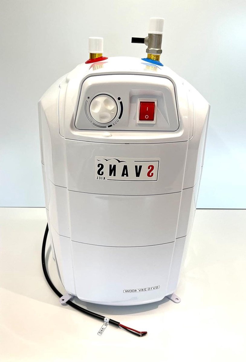 Warmwaterboiler - Boiler Drukvast - Mobiel Gebruik - Compact Ontwerp - 10 Liter - Wit