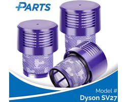 Dyson SV27 Filters (3 Stuks, Plus.Parts® alternatief voor 969082-01)