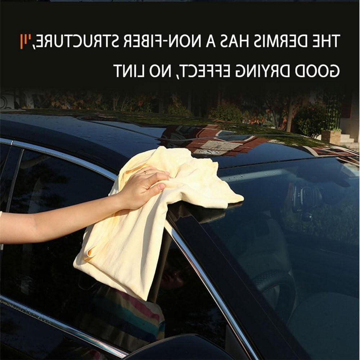 Autodroogdoeken - Schoonmaakdoek - Auto Poetsen - Zeer Absorberend - 30x55CM - N.v.t.