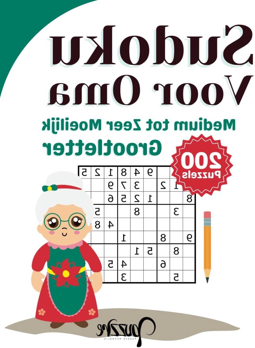 Sudoku Puzzelboek - Hersenkrakers - Logisch Denken - Grootletter Editie - 200 Puzzels - Wit