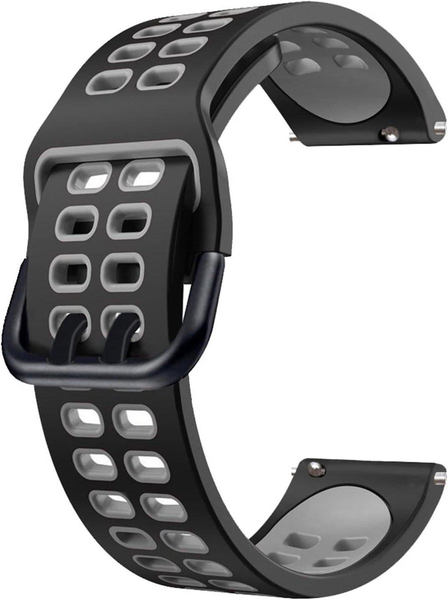 Siliconen Band - Horlogeband Vervanging - Sport Activiteiten - Verstelbare Lengte - 22mm - Agate