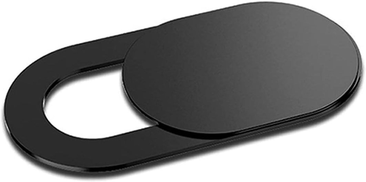 Webcam Cover - Privacy Sticker - Privacy Beschermen - Universele Pasvorm - 18x9mm - Zwart