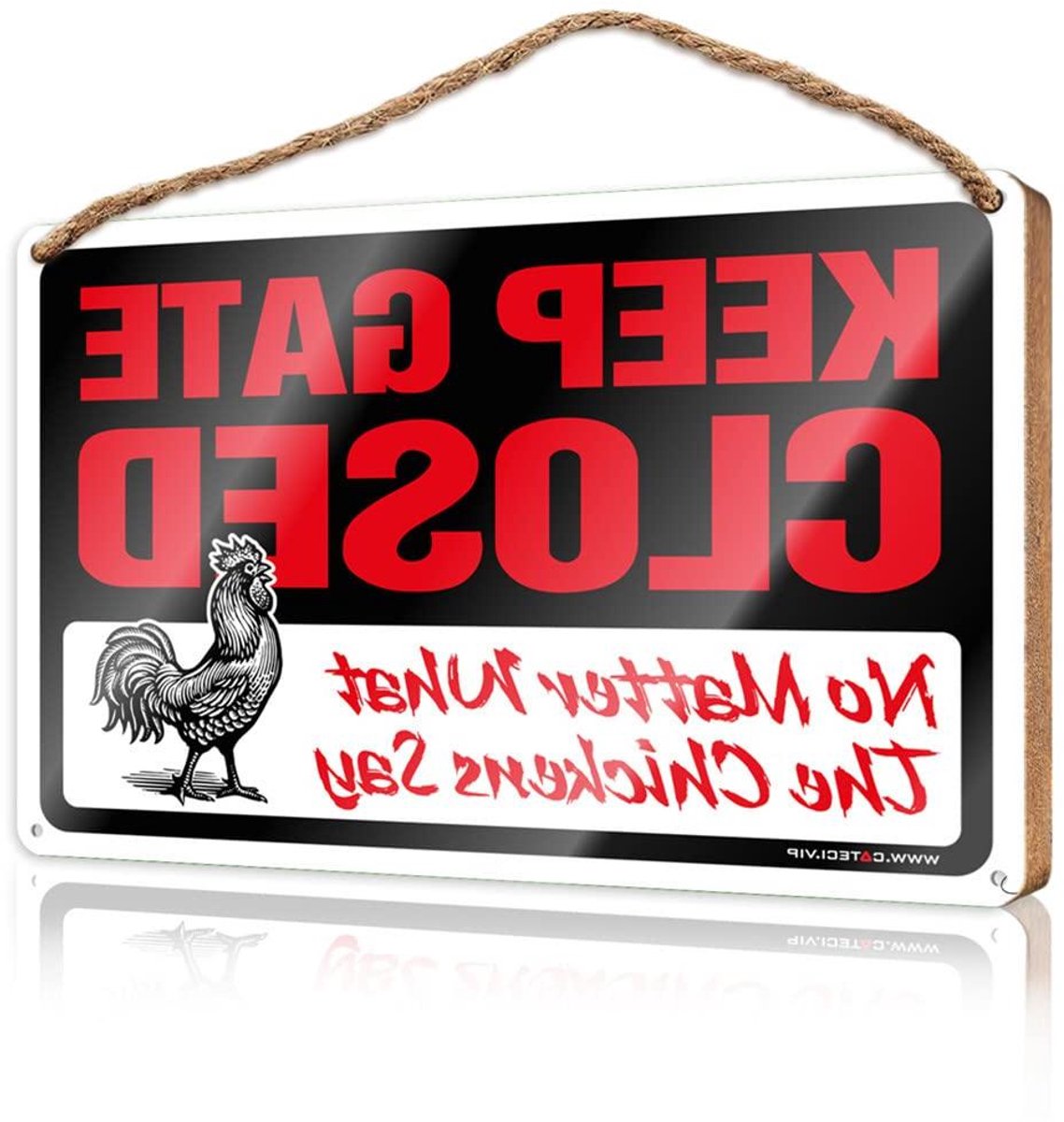 Houten Welkom Bord - Decoratief Huisbord - Voordeur Decoratie - Rustiek Ontwerp - 15x28CM - Meerkleurig