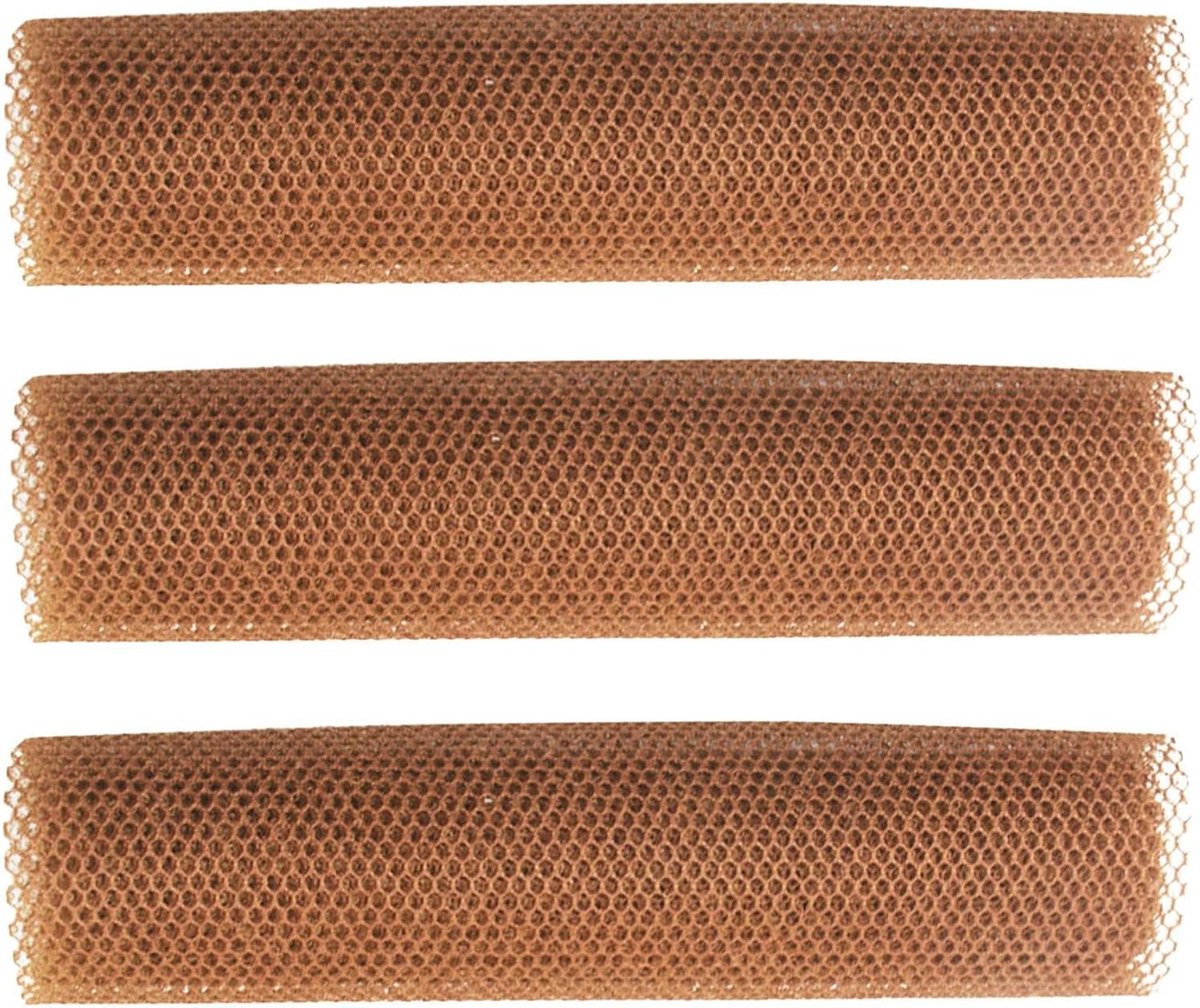 Net Spons - Bad Handdoek - Huid Reinigen - Elastisch Nylon Mesh - 3 Stuks - Meerdere Kleuren