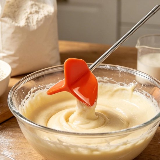 Verfmixer Opzetstuk - Roerstaaf Mengpeddel - Materialen Mengen - Antiaanbaklaag - 27 cm Lang - Zilver — afbeelding 5