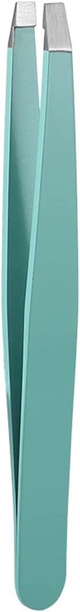 Pincet - Ontharingspincet Wenkbrauwpincet - Precisie Ontharen - Schuine Tips - 1 Gram - Paars Blauw