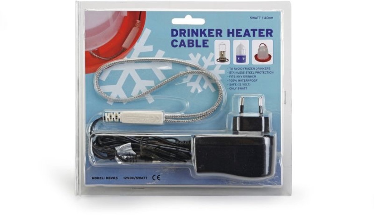 Drinkbakverwarmingskabel - Drinkbakverwarmingskabel 10 Watt - Overig - Winterseizoen - Benodigdheden - Overig