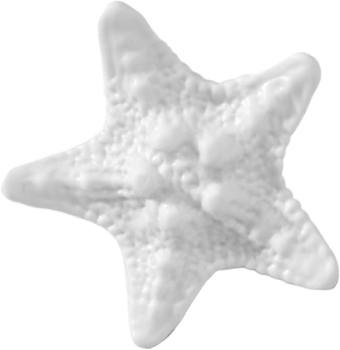 Wasbak Overloop Deksel - Afvoer Stopper - Hygiëne Behouden - Zeester Vorm - 2.2-2.4 cm Gatdiameter - Wit
