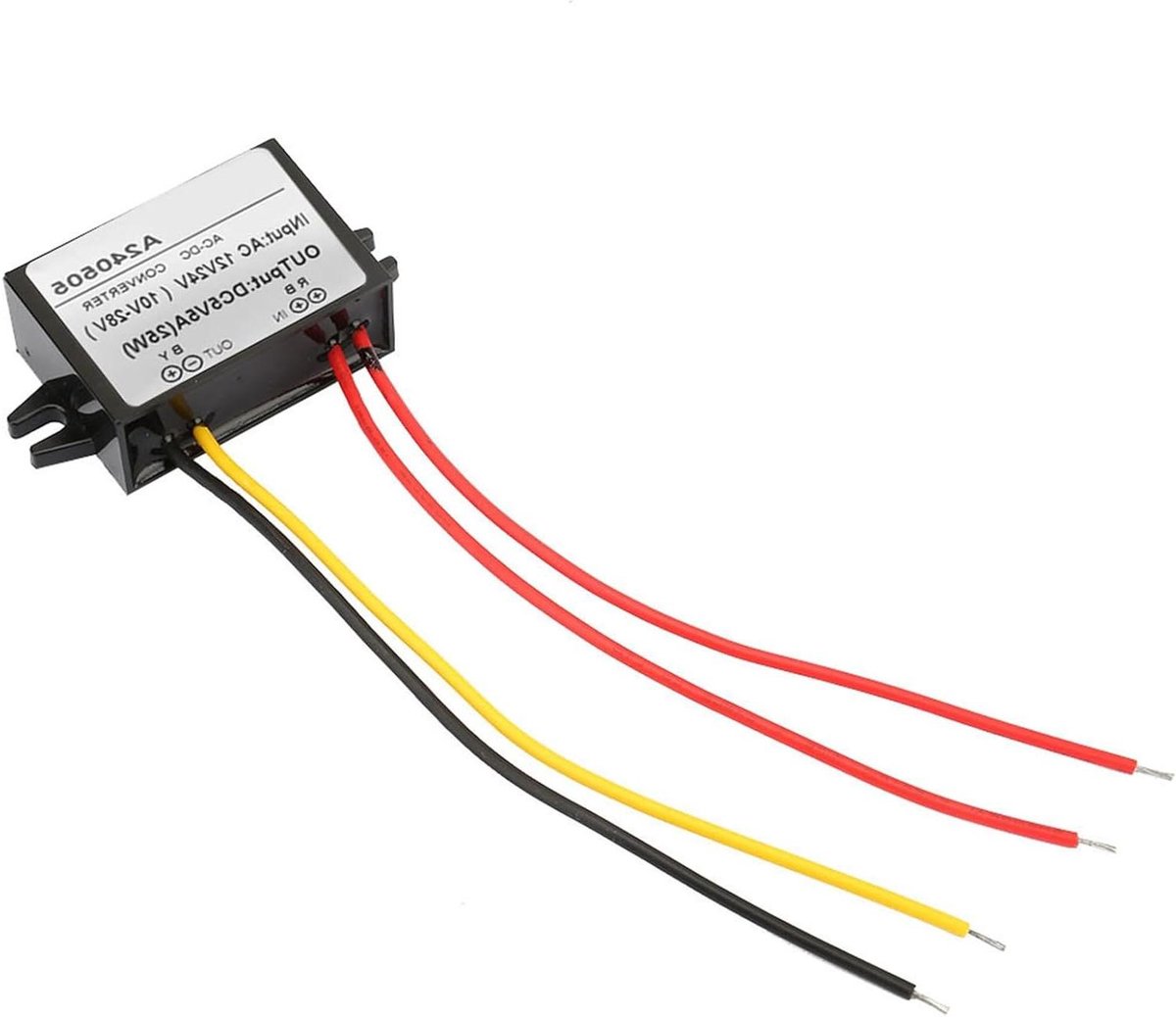 DC Voeding Module - Converter Adapter - Waterpomp Beveiligen - Kortsluitbeveiliging - 5A - Zwart