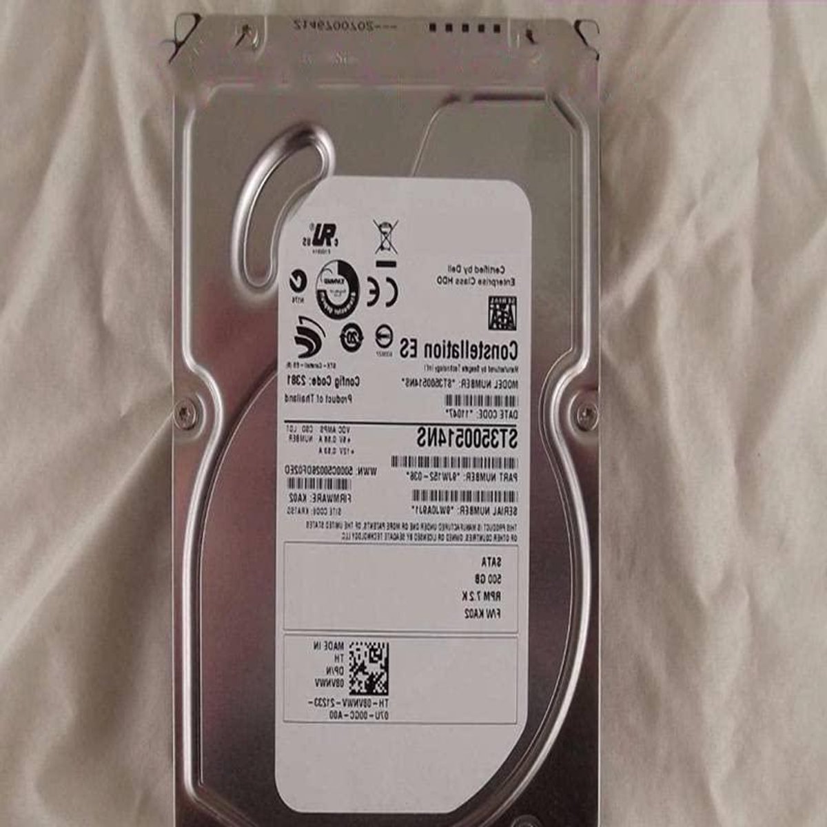 Interne Harde Schijf - HDD Opslag - Server Opslag - 7200 RPM Snelheid - 500 GB - Zilver