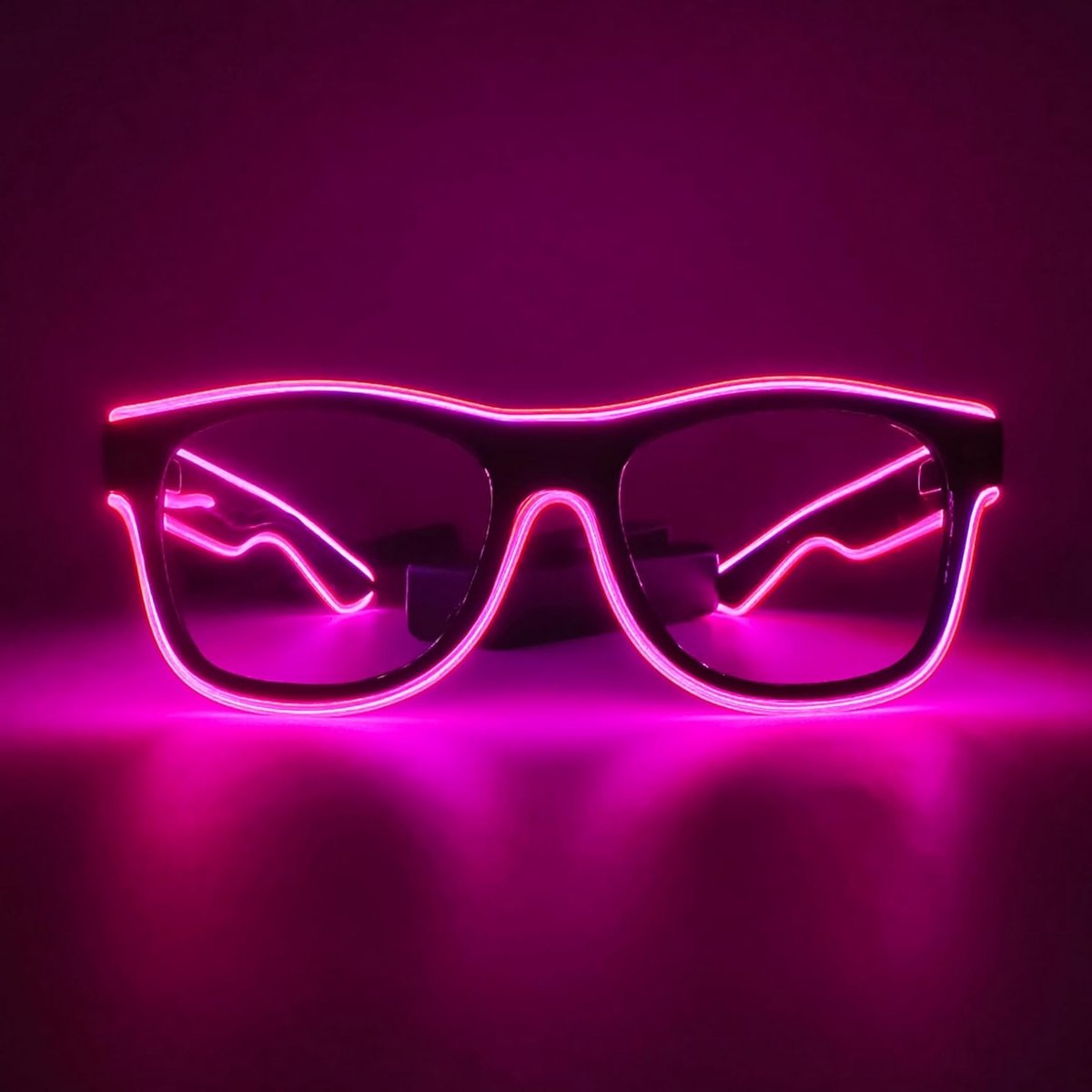 Cyberpunk LED Zonnebril, Flexibele Neon Bril voor Cosplay en Feestjes, Flitsende Verlichting voor Bar, Club en Halloween, Perfecte Gadget voor EDM en Cadeaus