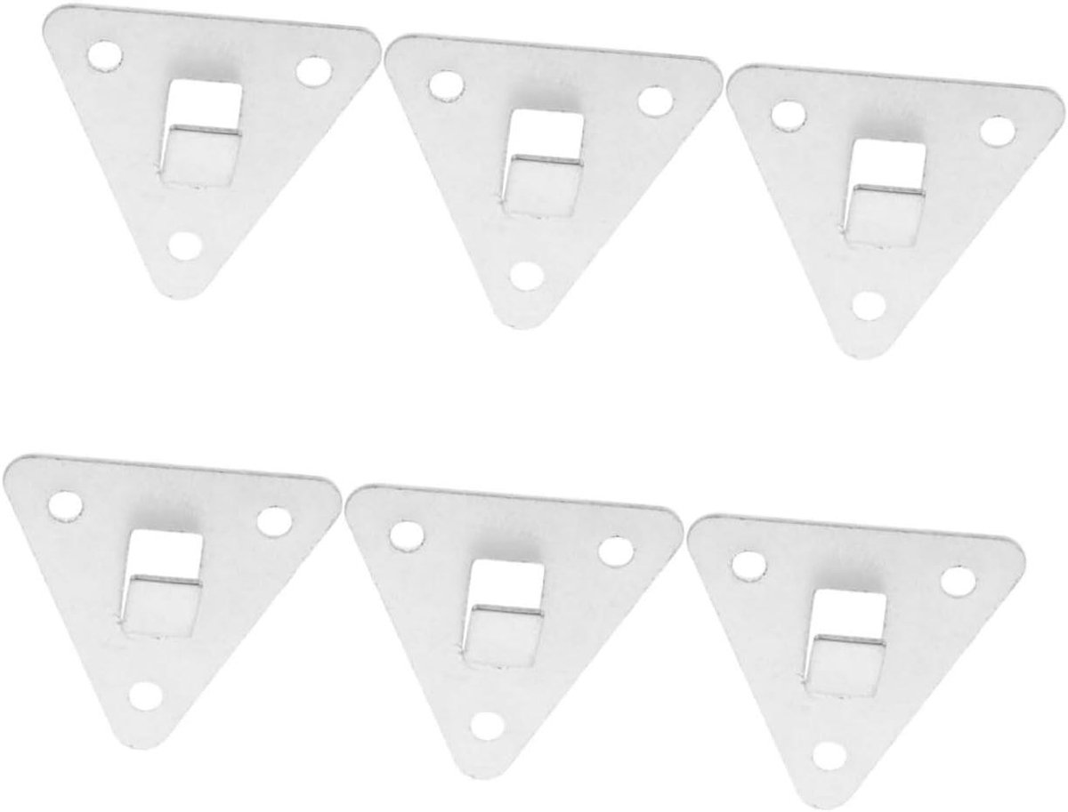 Brandvrije Ophangbeugels - Brandblusser Hangers - Veilige Bevestiging - Multimodel Compatibiliteit - 5.7 x 5 x 1 cm - Zilver