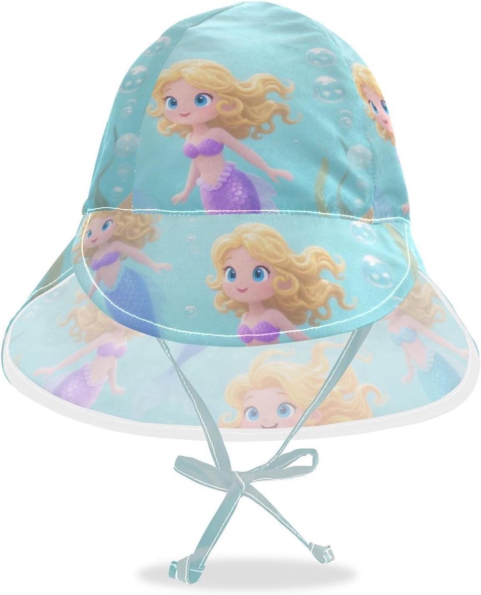 Baby Zonnehoed - Peuter Hoed - Bescherming tegen de zon - UPF 50+ UV-bescherming - 48-569 cm hoofdomtrek