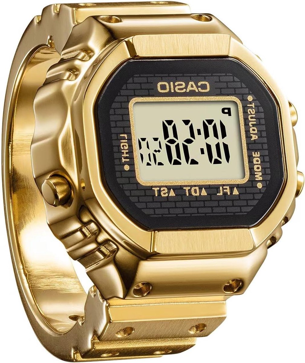 Uniseks Horloge - Polshorloge Dames Heren - Tijdweergave - Roestvrij Staal Band - 40 mm Kast - Goud