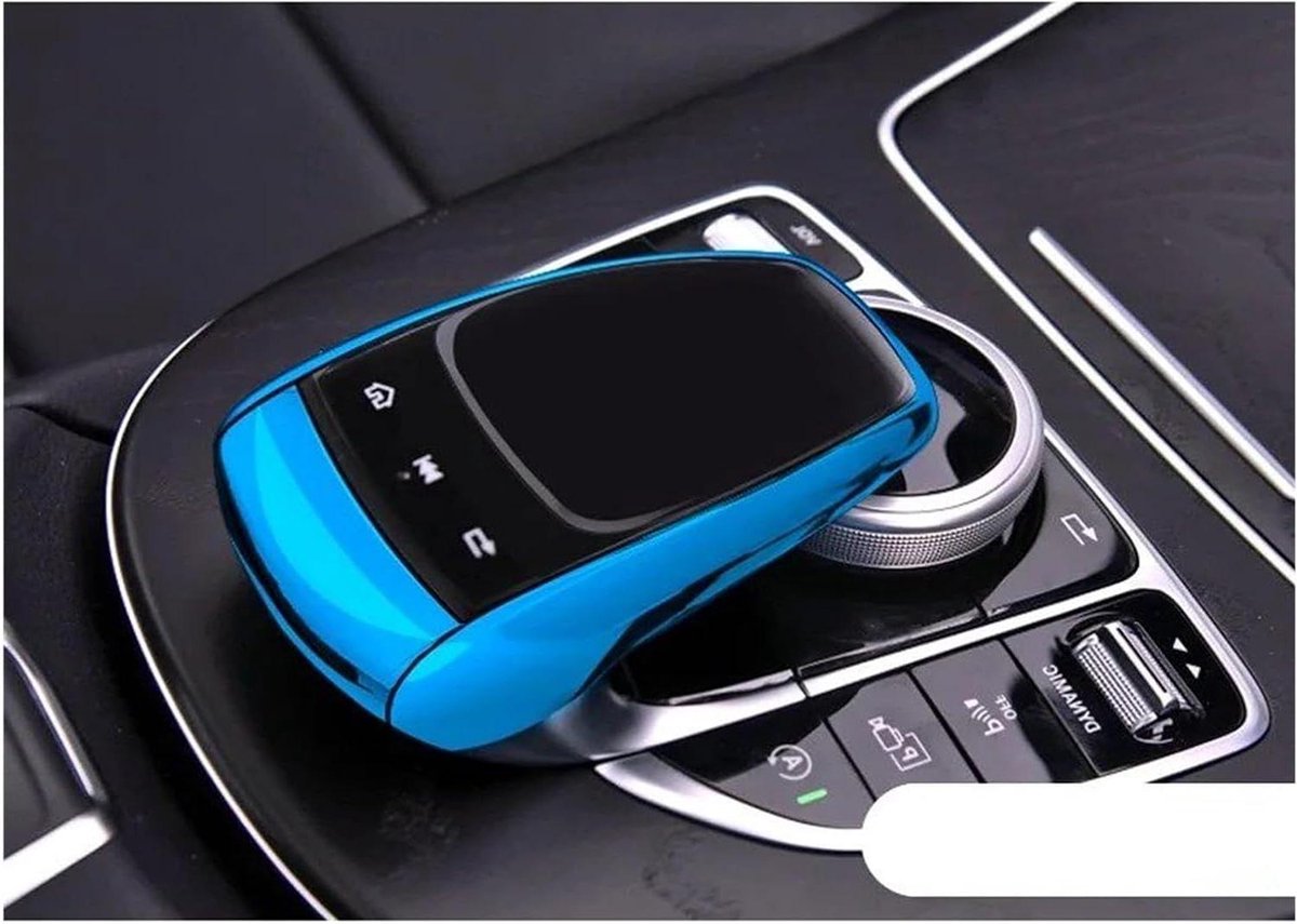 Screen Protector - Beschermfolie Muis - Auto Interieur - Krasbestendig TPU - One Size - Blauw