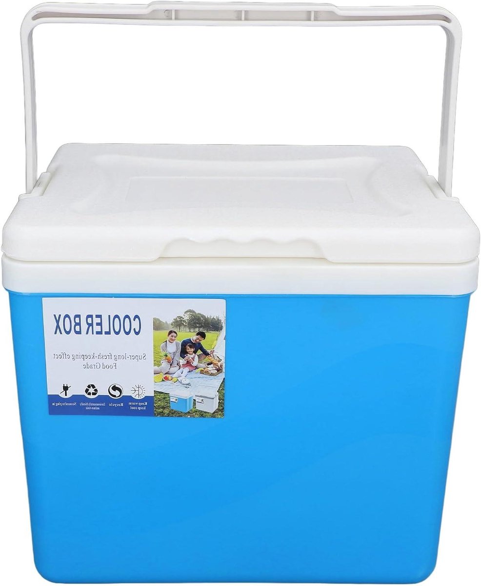 Draagbare Koelbox - Geïsoleerde Cooler - Outdoor Maaltijden - Lekvrij Ontwerp - 10 Liter - Blauw