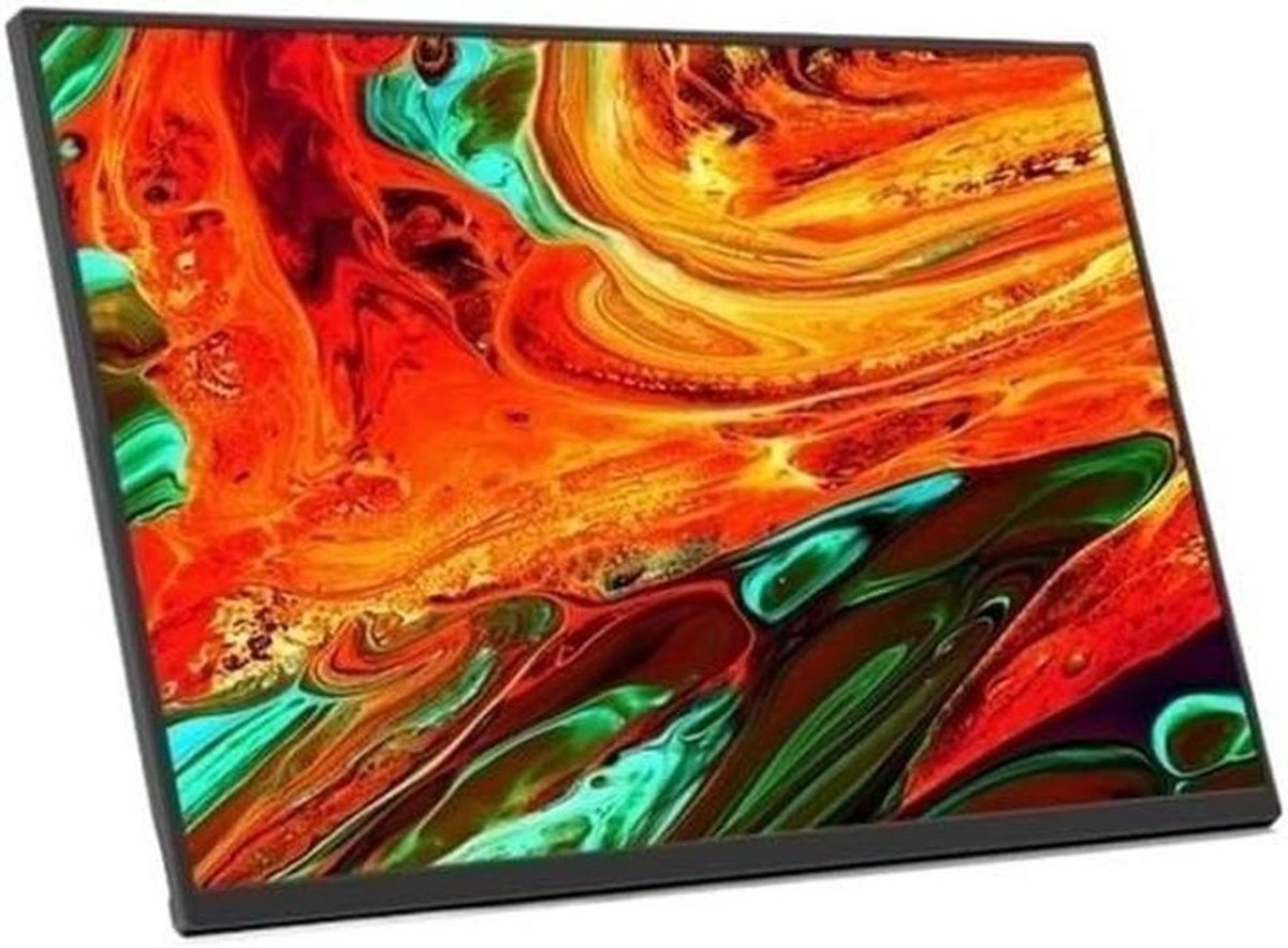 Draagbaar Extern Beeldscherm - Laptop Monitor - Productief Werken - Full HD 1080P - 14 inch - Zilver