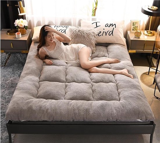 Futon Matras - Japanse Tatami Mat - Gast slapen - Opvouwbaar en Draagbaar - 150 x 200 cm - A — afbeelding 5