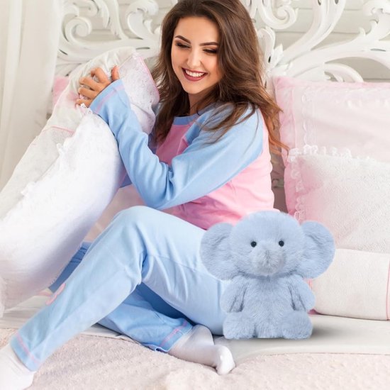 Baby Knuffel - Pluche Dier Slaapmaatje - Decoratie en Comfort - Veerkrachtige Zachtheid - 22 cm - Enkel kenmerk — afbeelding 2