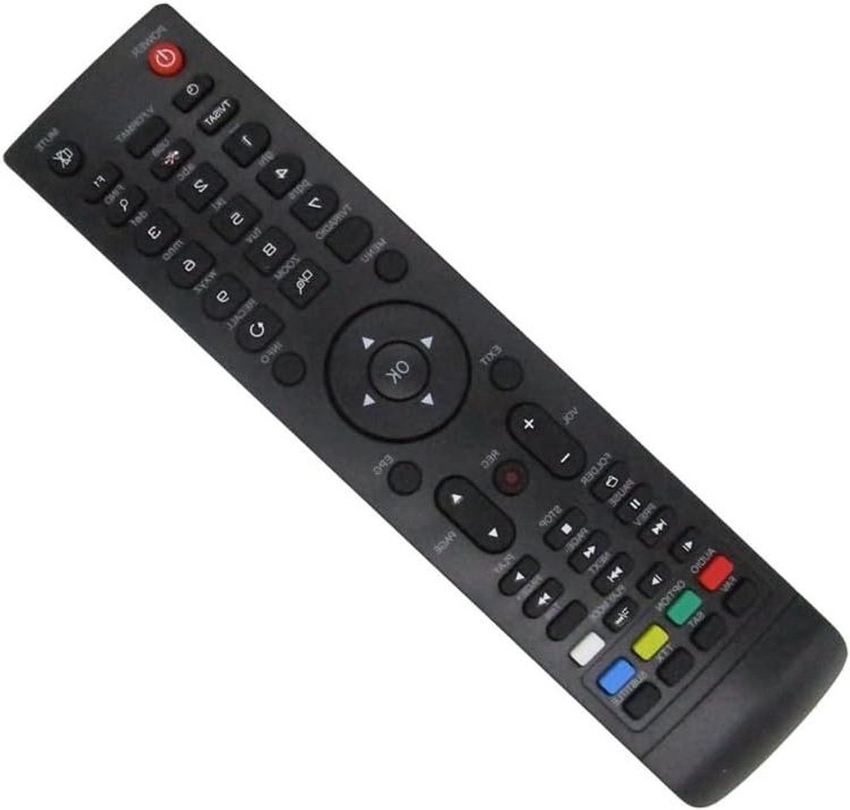 Afstandsbediening - Universele afstandsbediening - TV bedienen - Specifiek model - 1 stuk - Zwart