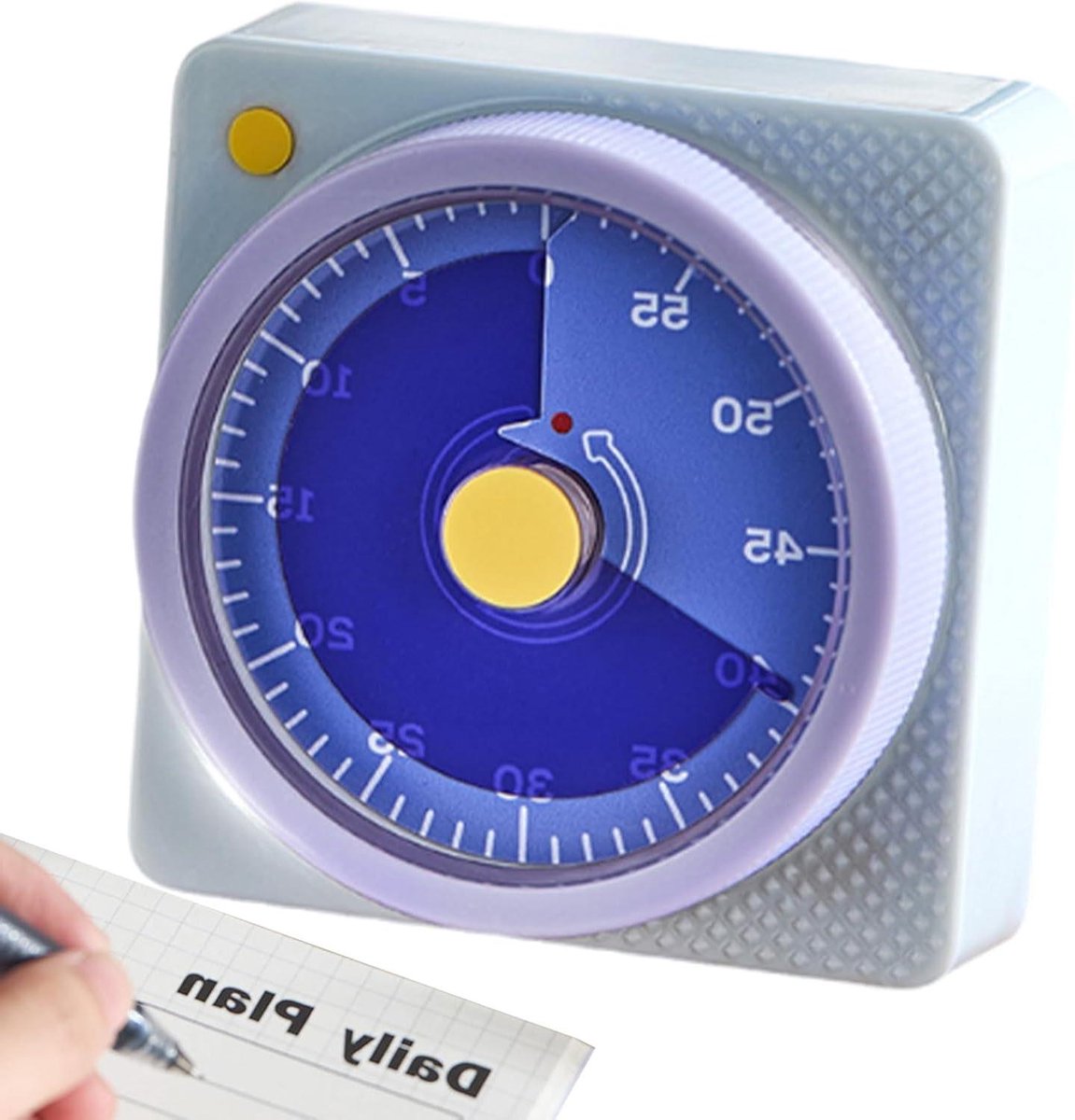 Keukentimer - Kookwekker Magnetisch - Koken en Bakken - Stille Visuele Klok - 60 Minuten - Paars