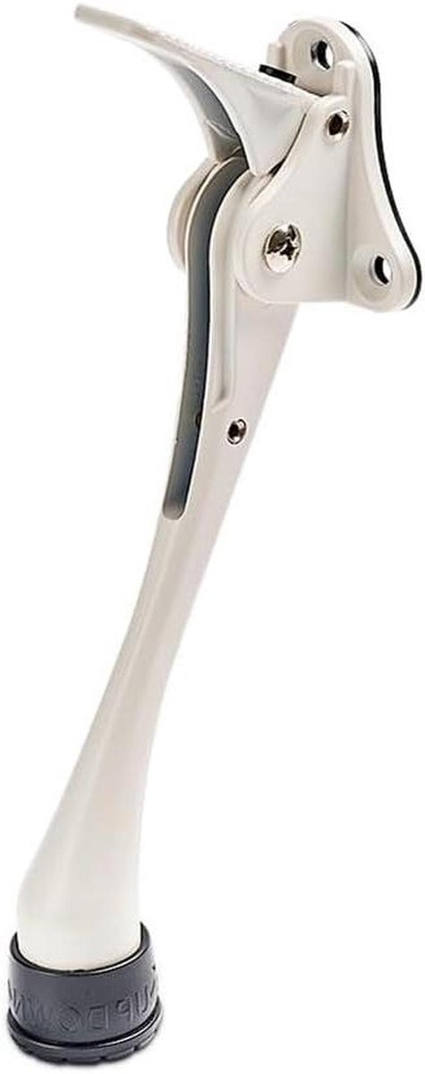 Deurstopper - Deurhouder Deurstandaard - Deuren Opvang - Handsfree Bediening - 15.5 cm - Wit