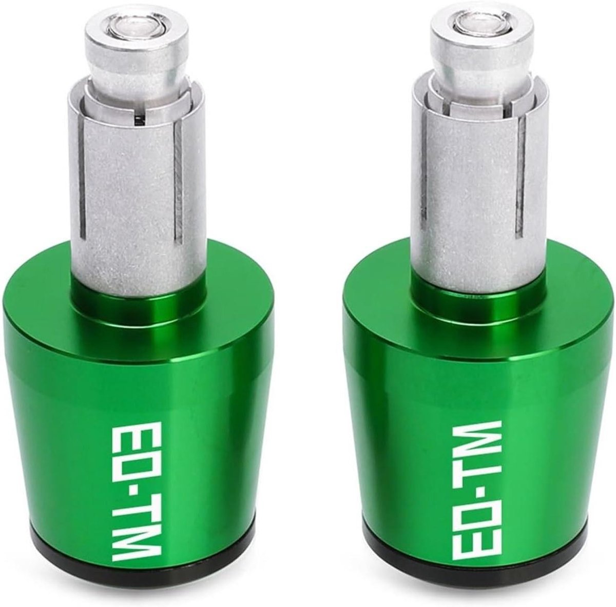 Motorfiets Stuuruiteinden - Handvat Pluggen - Motor Stabiliseren - CNC Aluminium Constructie - 22 mm - Zwart