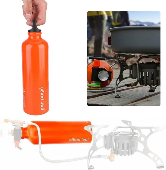 Draagbare Brandstofopslagfles voor Camping - 750ml Gasfles voor Buitenactiviteiten en Kamperen — afbeelding 5