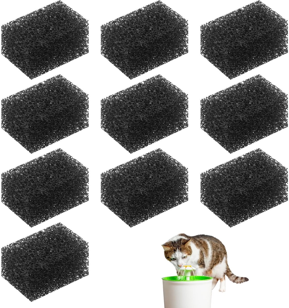 Dailygoods - Vervangende Filterspons voor Kattenfontein