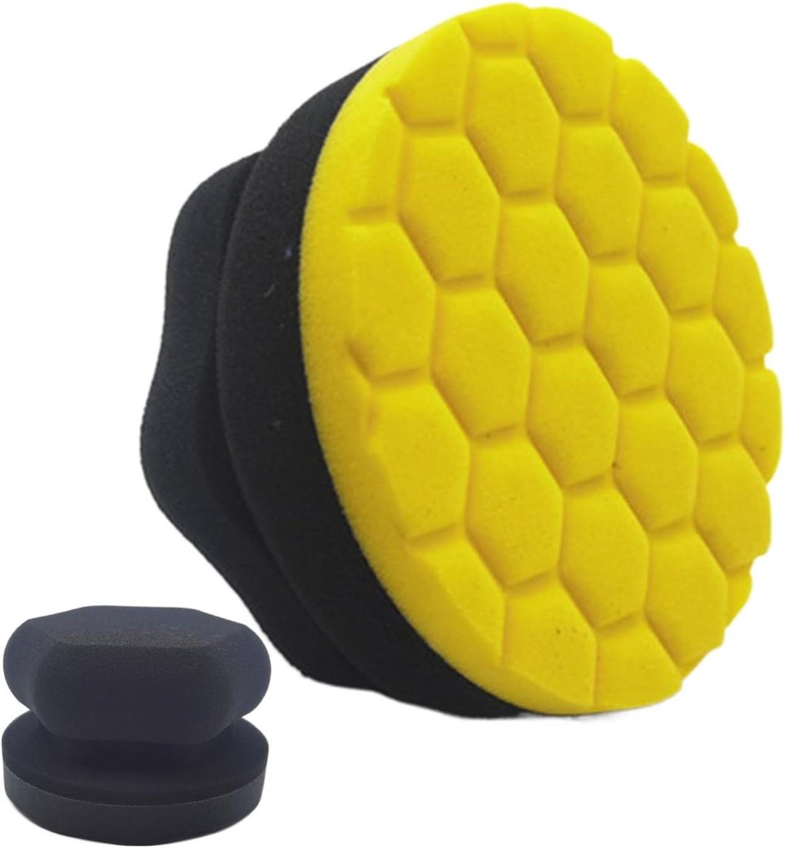 Banden Applicator - Detailing Spons - Auto Poetsen - Ergonomisch Ontwerp - 10x6x8 cm - Zwart