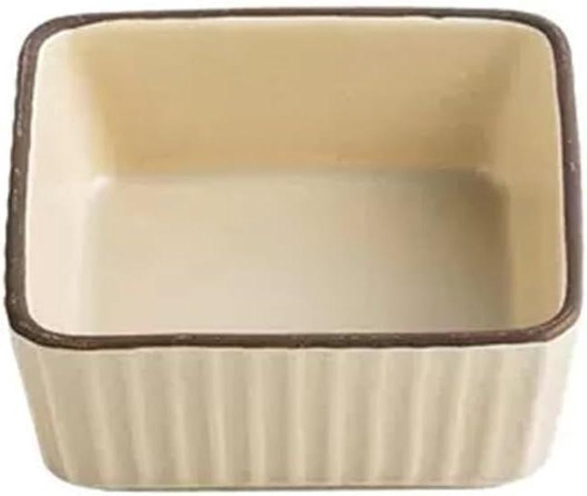 Keramische schaal - Dipschaaltje serveerschaal - Kleine hapjes serveren - Magnetron oven vriezer veilig - 9 x 3.5 cm - A