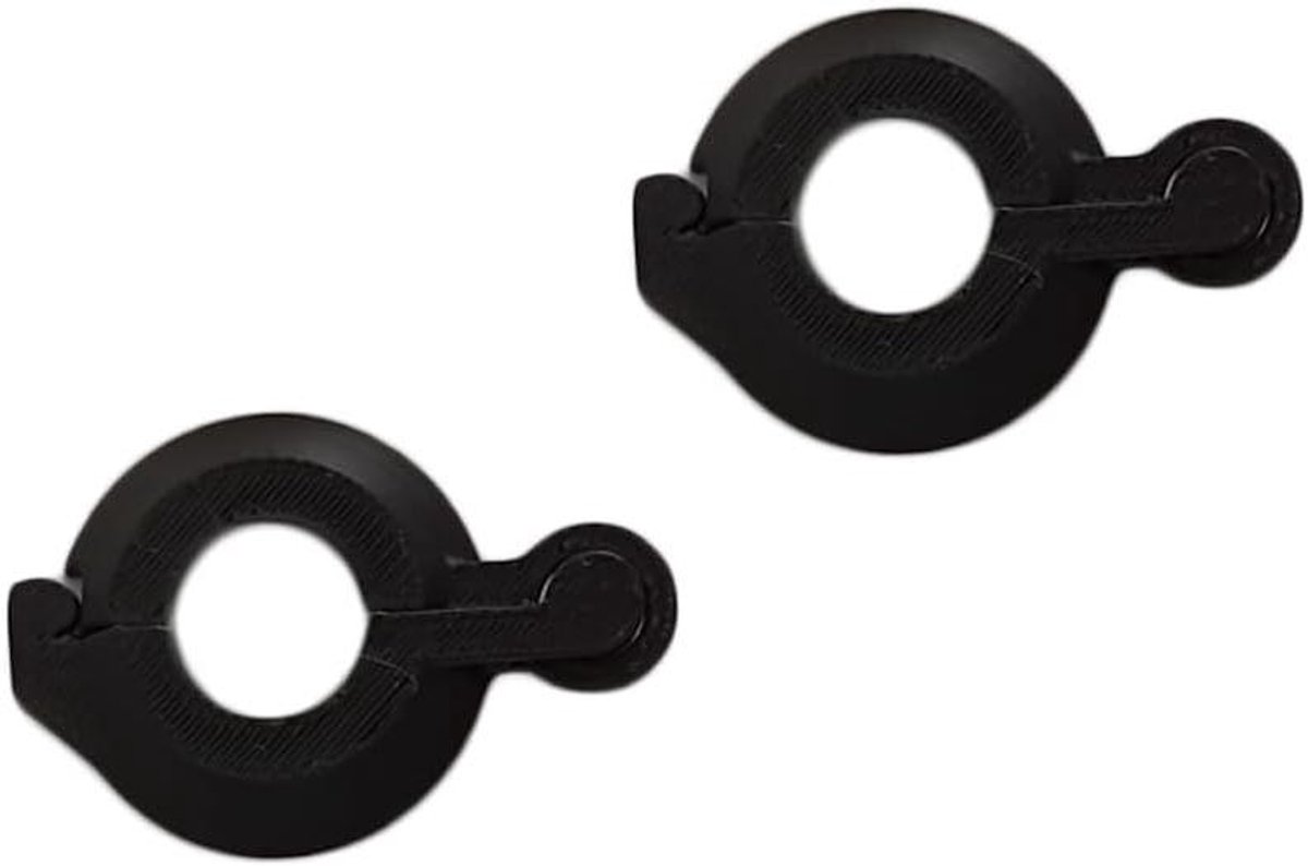 Joystick Beschermers - Thumbstick Covers - Opslag Beschermen - 3D Geprint - 2 Stuks - Zwart