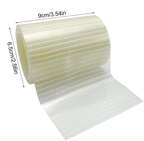 Luifel reparatietape - Tent reparatie - Buiten repareren - Waterdicht en sterk - 18 meter - Transparant — afbeelding 4