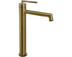 Essebagno Portofino basin mixer high brushed gold