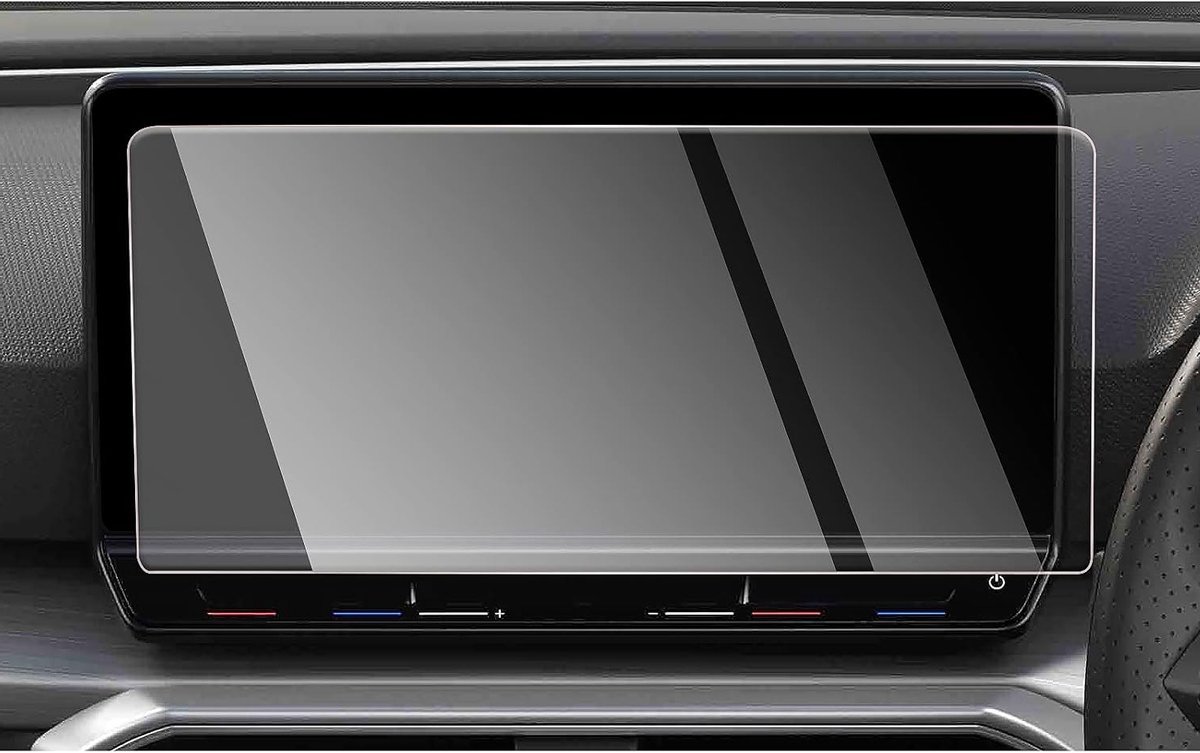 Seat Leon 4 KL 2020-2022 2023 Navigatie Scherm Beschermfolie - 9H Krasbestendig Tempered Glass GPS Bescherming en Accessoires voor Auto