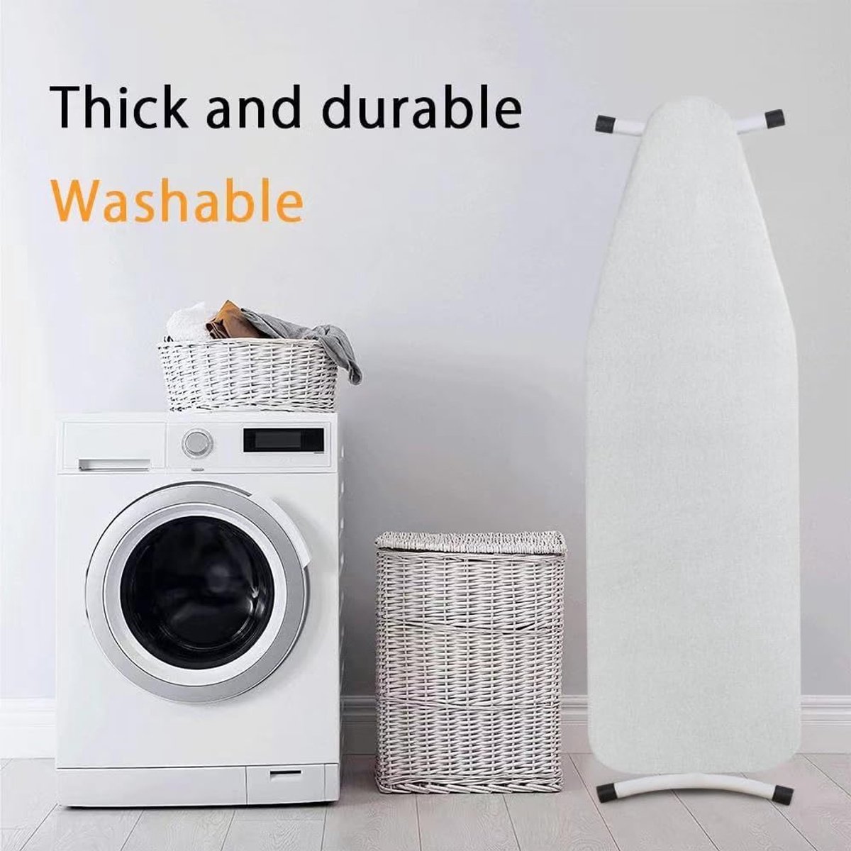 Strijkplankhoes - Stoomkussen - Kleding Stomen - 360° Draaibare Haak - 90x46cm - B